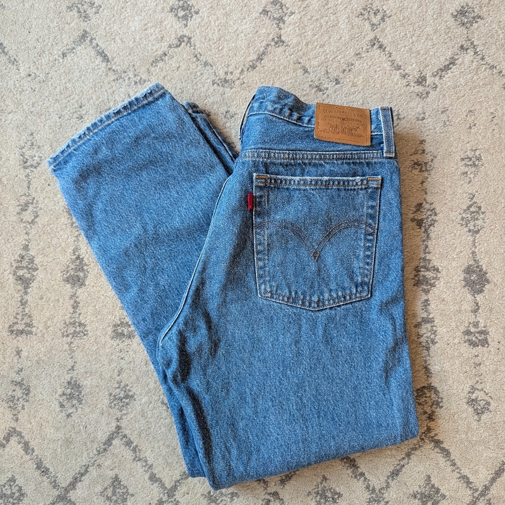 Levi's Wedgie Straight Jeans Oxnard Haze - Picture 4 of 5